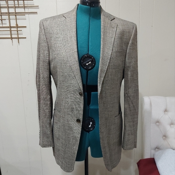 Cremieux Any Occasion Sports Coat Men's Size 41R Tan Two Button Classic Blazer - Picture 13 of 13